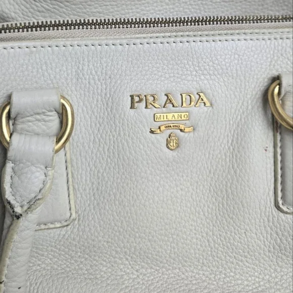Prada White Leather Women's Bag - Picture 8 of 16